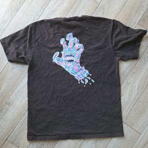 Santa Cruz Skateboards Black Tee with Vibrant Graphic Medium